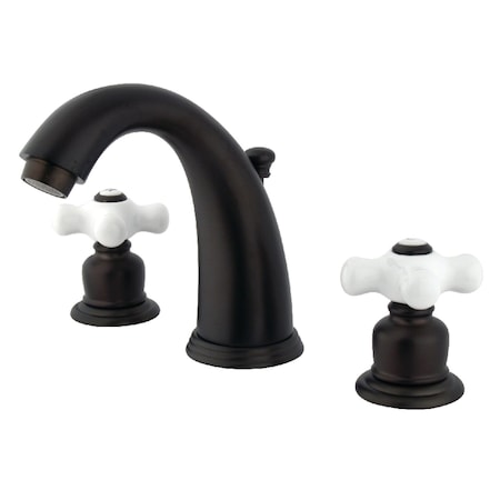 Kingston Brass KB985PX Victorian 2-Handle 8" Widespread Bathroom Faucet, Bronze KB985PX